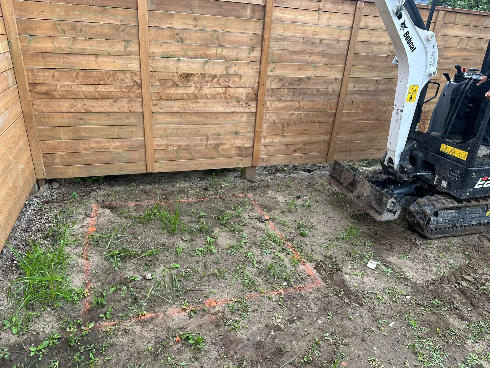 Finished landscaping project in the Greater Toronto Area